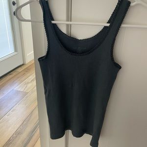 brandy melville dark blue tank top